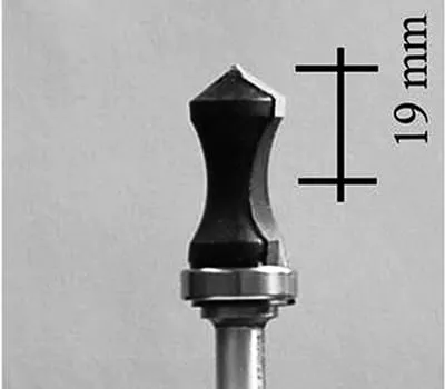 Frästiefe einstellen