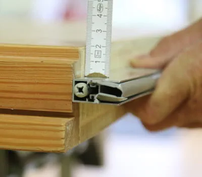 Einmessen der automatischen Türabdichtung