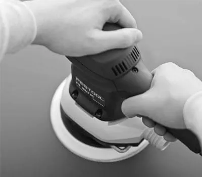 Den Schleifteller weich montieren