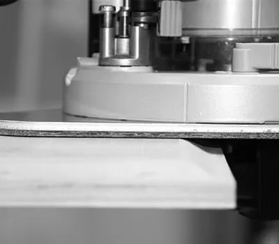  vergrößerte Auflageplatte einsetze