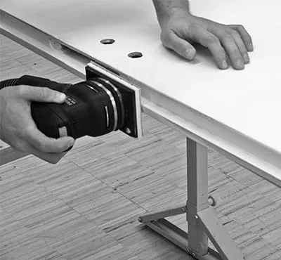 Falzbereich der Türen