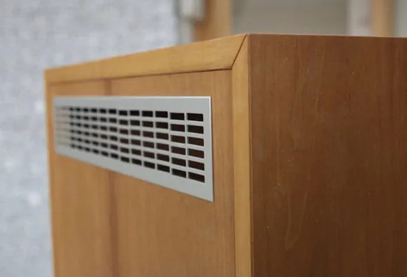 Lüftungsgitter einsetzen