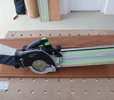 Belagsdielen zuschneiden