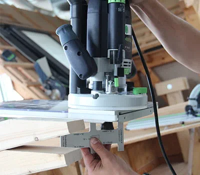 Tiefenfeineinstellung