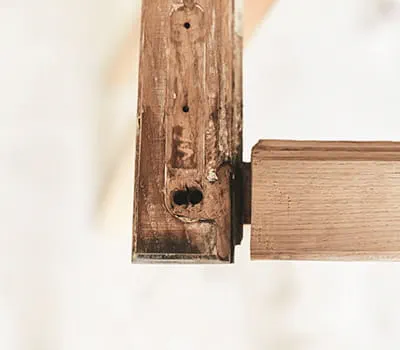 Zustandsprüfung der zu bearbeitenden Stelle