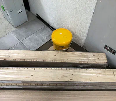 Beschweren der Fläche