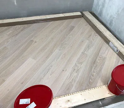 Beschweren der vollständigen Fläche