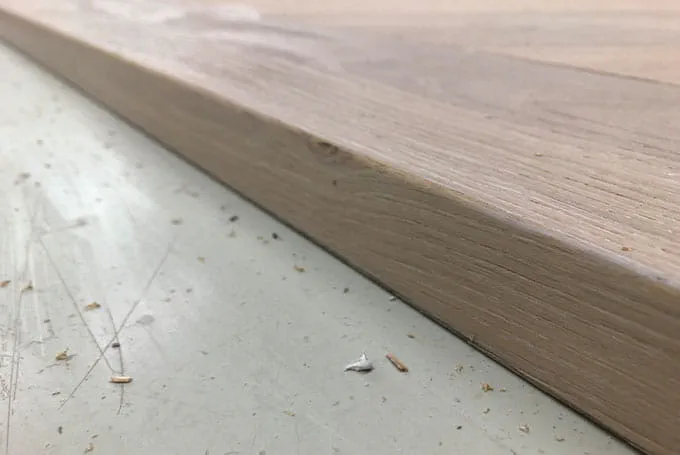 Erstellen einer Parkettstufe