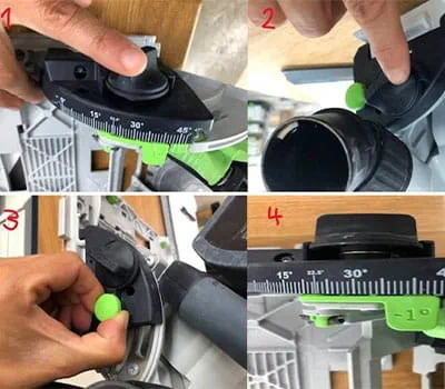 Tauchsäge einstellen