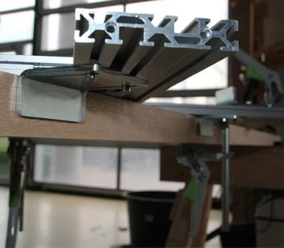 Schablone anlegen und fixieren