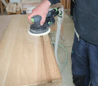 Trittstufen schleifen