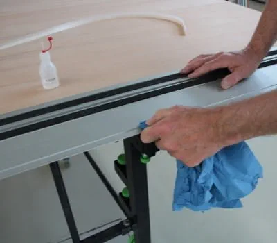 Splitterschutz austauschen