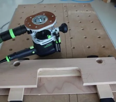 Aussparen der Vorderstücke