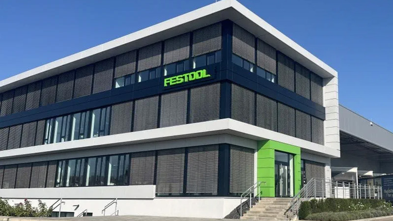 Eingang des Festool Werks in Weilheim