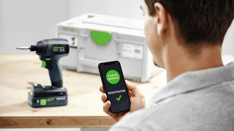 Festool mobile warranty registration