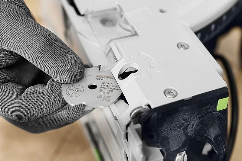 Neues Vorritz-Sägeblatt für die TSV 60 K von Festool