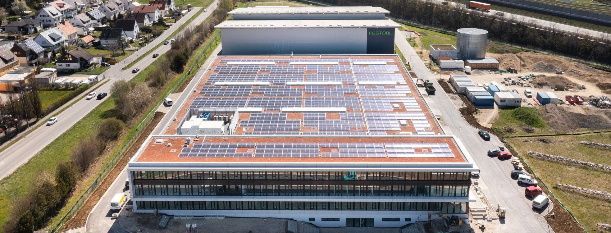 new building top view