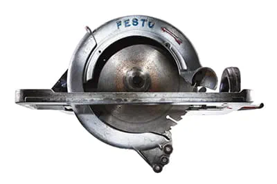 Eine historische Handkreissäge von Festo