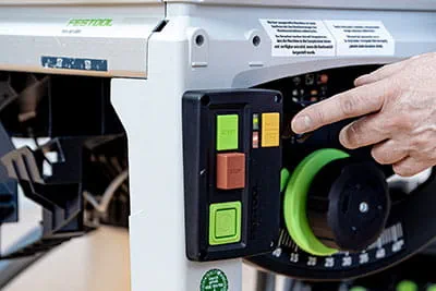 Die Festool Tischkreissäge TKS 80 mit der SawStop Technologie