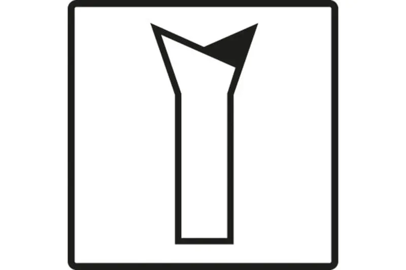 Geschränkte Zähne für einen schnellen Schnitt