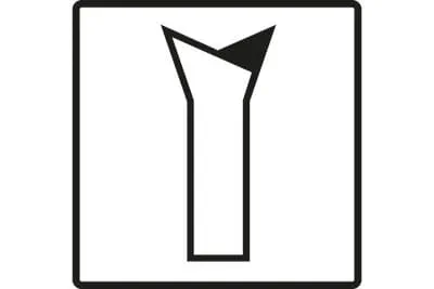 Geschränkte Zähne für einen schnellen Schnitt