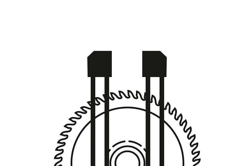 Flachzahn mit wechselnder Fase: Abwechselnd abgeschrägte Zähne = gleichmäßige Qualität und hohe Standzeit durch Entlastung.