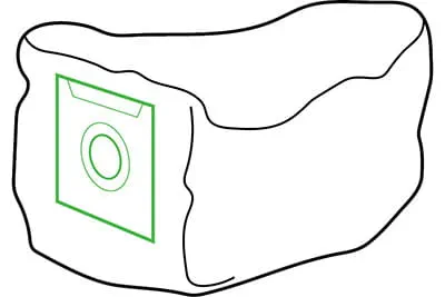 Der Festool Filtersack