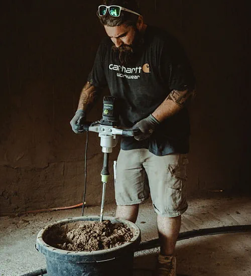 Das Festool Rührwerk MX 1600/2 im Einsatz