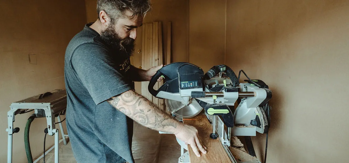 Die Festool Kapp-Zugsäge KAPEX im Einsatz