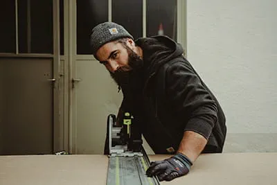 Michael Powell am arbeiten