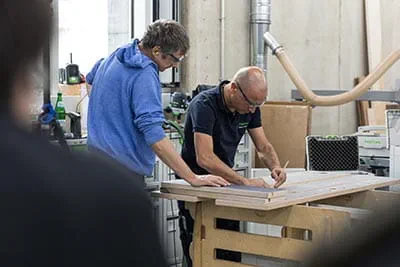 Abmessung der Holzzuschnitte