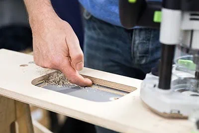 Schreinerarbeiten mit der Oberfräse