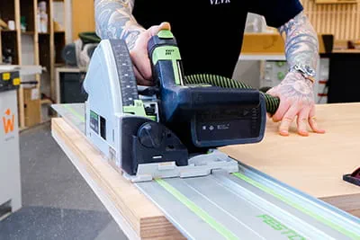 Die TSC 55 K von Festool im Einsatz