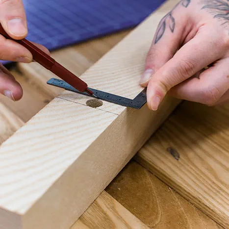 Anzeichnen der Schnittlinien