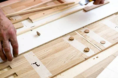 Die Parkett Zuschnitte