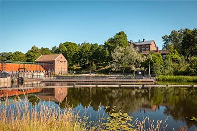 Das finnische Dorf Billnäs