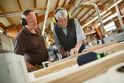 Zusammensetzung mit der Domino Dübelfräse von Festool