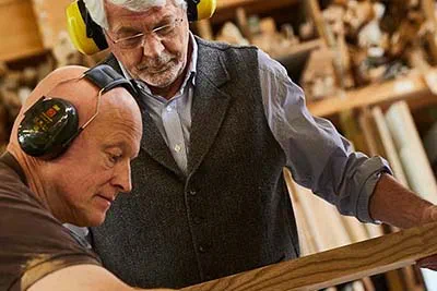 Auswahl des benötigten Holzes