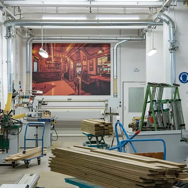 Die Schreinerwerkstatt des Europa-Parks