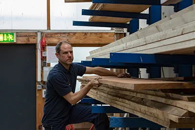 Das Holz für die Schreiner