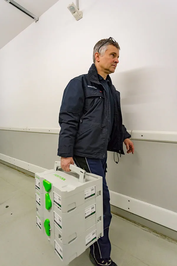 Die Systainer von Festool im Einsatz