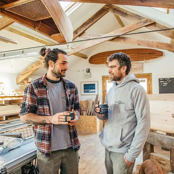 Die beiden Gründer von Lignum