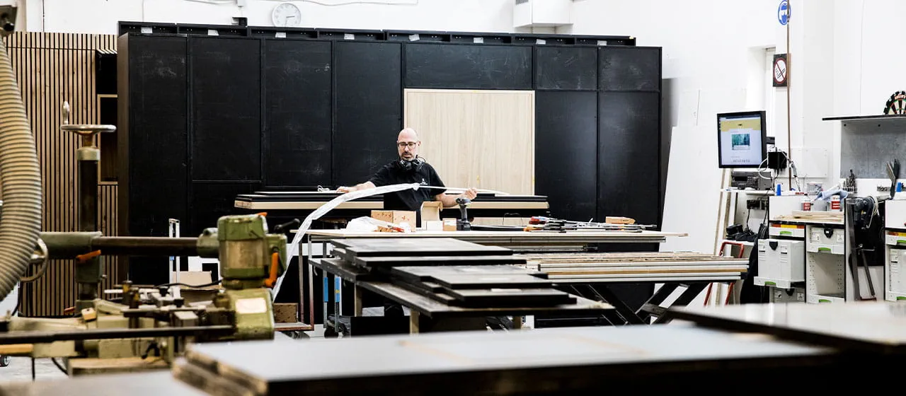 Die Werkstatt des Kollektivs.