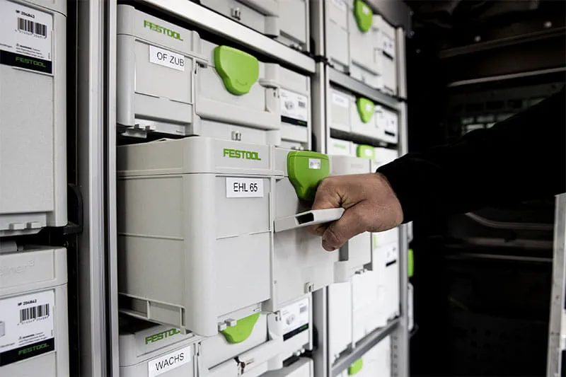 Die Systainer von Festool im Einsatz