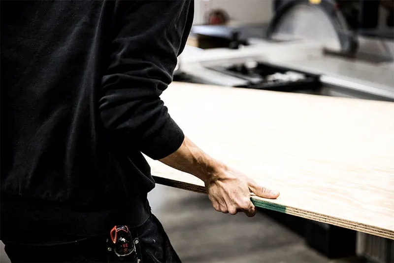 Das Absaugmobil von Festool im Einsatz